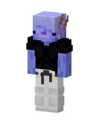 Blue Hero skin, 3D preview