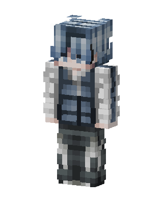 Gray Fighter Boy Minecraft skin