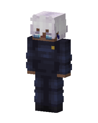 Blue Anime Boy Minecraft blue skin