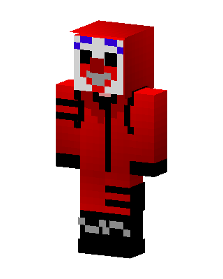 Red Cop Boy skin, 3D preview