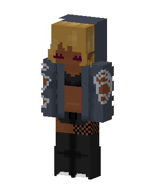Hooded Ender Girl skin, 3D preview
