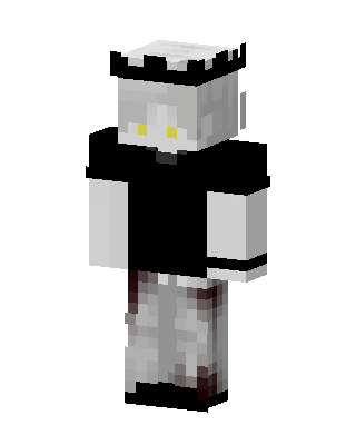 White Goth Minecraft white skin