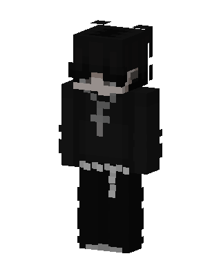 Gothic Priest skin, 3D preview