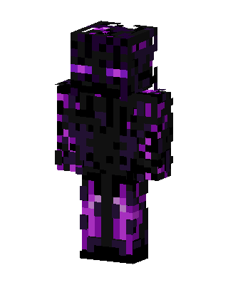 Ender Obsidian skin, 3D preview