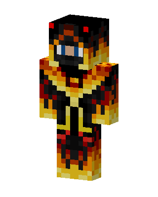 Inferno Mage skin, 3D preview