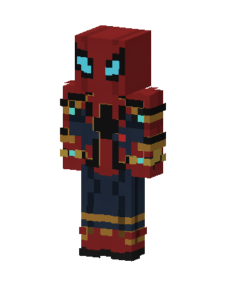 Iron Spider skin, 3D preview