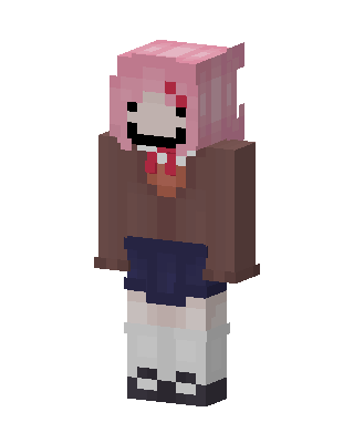 Brown Student Girl Minecraft skin