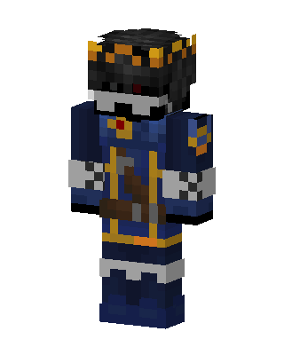 Skeleton King skin, 3D preview