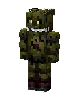 Green Villain skin, 3D preview