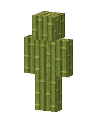 Bamboo Man skin, 3D preview