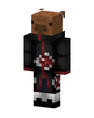 Capybara Akatsuki skin, 3D preview