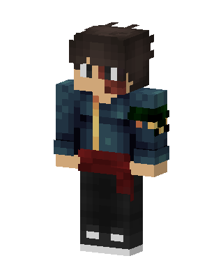Crimson Sash Rogue skin, 3D preview