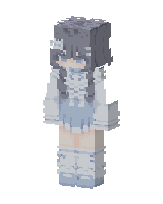 Frosty Maid skin, 3D preview