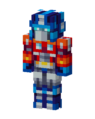 Optimus Prime Minecraft skin