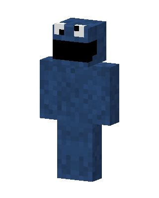 Blue Mob skin, 3D preview