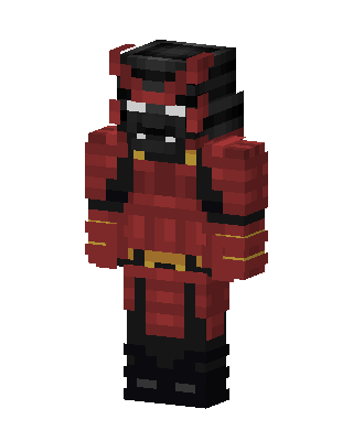 Red Samurai Minecraft skin
