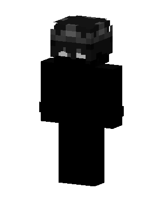 Black Masked Villain Boy Minecraft mob skin