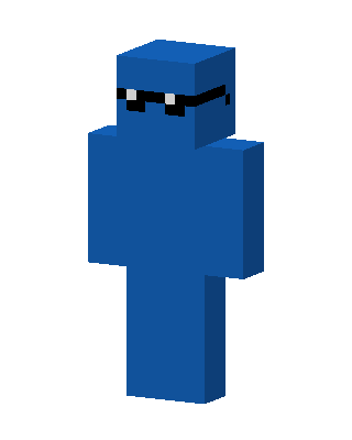 Blue Deal Shades Minecraft skin