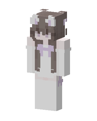 White Dress Girl Minecraft skin