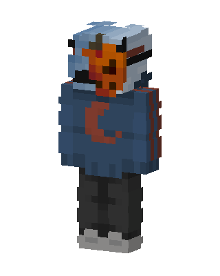 Pumpkin Trooper skin, 3D preview