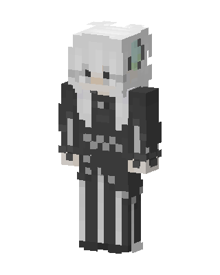 Monochrome Gothic skin, 3D preview