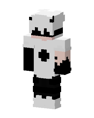 Panda Hoodie Minecraft skin