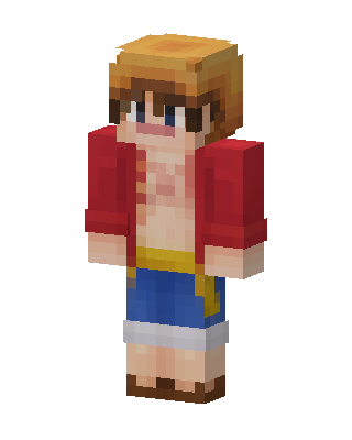 Monkey D. Luffy Minecraft skin