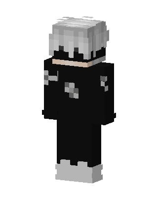 Black Player Boy skin, 3D preview