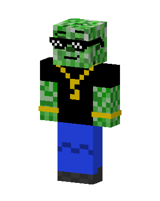 Cool Creeper Minecraft skin