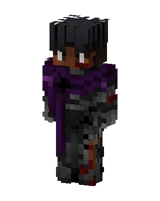 Purple Knight Boy skin, 3D preview