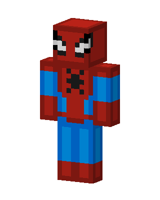 Spider-Man skin, 3D preview