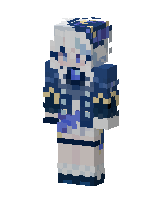 Furina skin, 3D preview