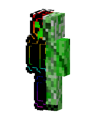 Green Villain skin, 3D preview