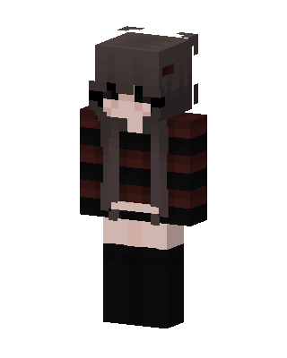 Brown Player Girl Minecraft skin