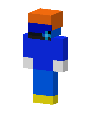 Blue Cap Kid skin, 3D preview