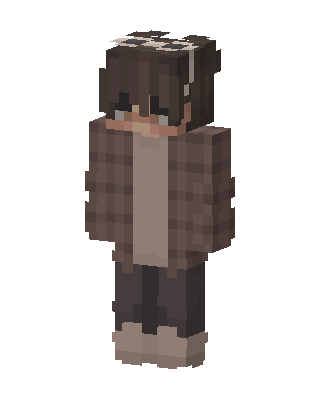 Cozy Flannel Boy skin, 3D preview