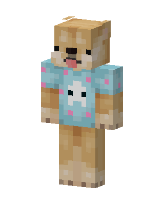 Shiba Pup skin, 3D preview