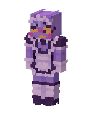 Purple Hero Girl Minecraft skin