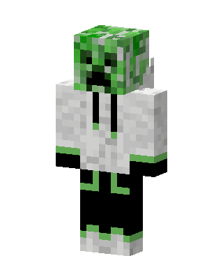 White Player skin, 3D preview