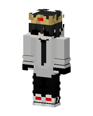 Crowned Suit Boy skin, 3D preview
