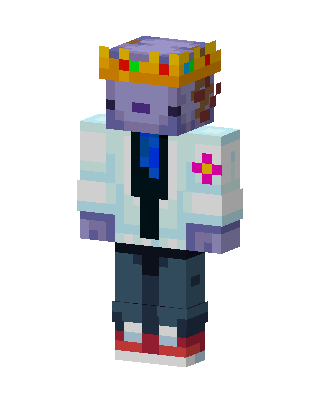 White Royal skin, 3D preview