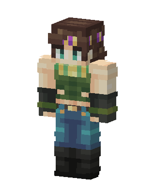 Jungle Adventurer skin, 3D preview
