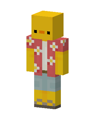 Aloha Duck skin, 3D preview