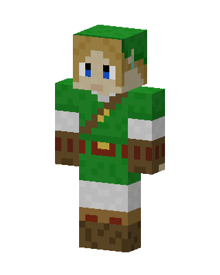 Link skin, 3D preview