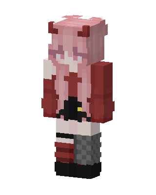 Pink Anime Girl Minecraft pink skin