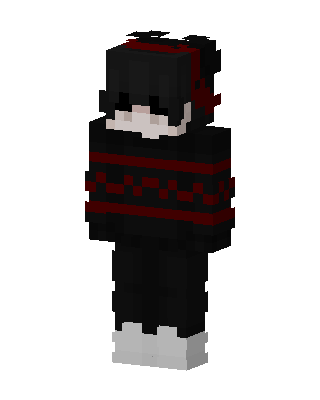 Crimson Knit skin, 3D preview
