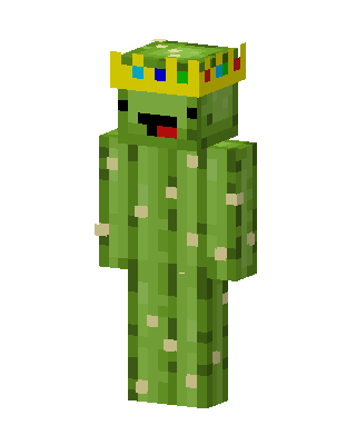 Cactus King Minecraft skin