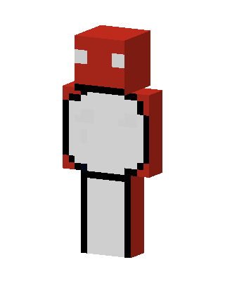 Red Blob skin, 3D preview