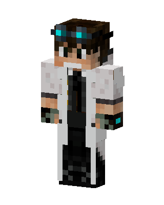 Cyber Scientist skin, 3D preview