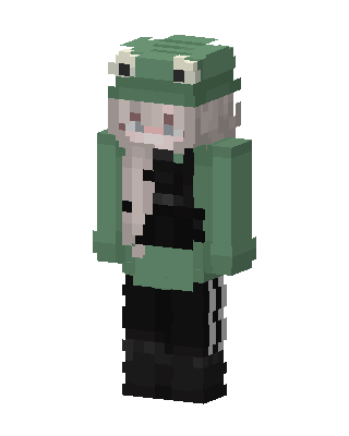 Frog Hat Girl Minecraft skin